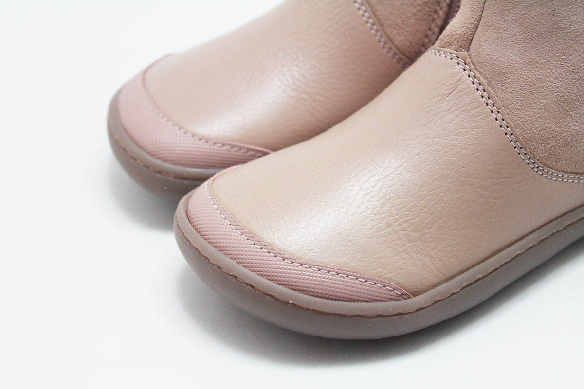 Botas barefoot niña rosa flecos Chetto Botas barefoot niña rosa flecos Chetto