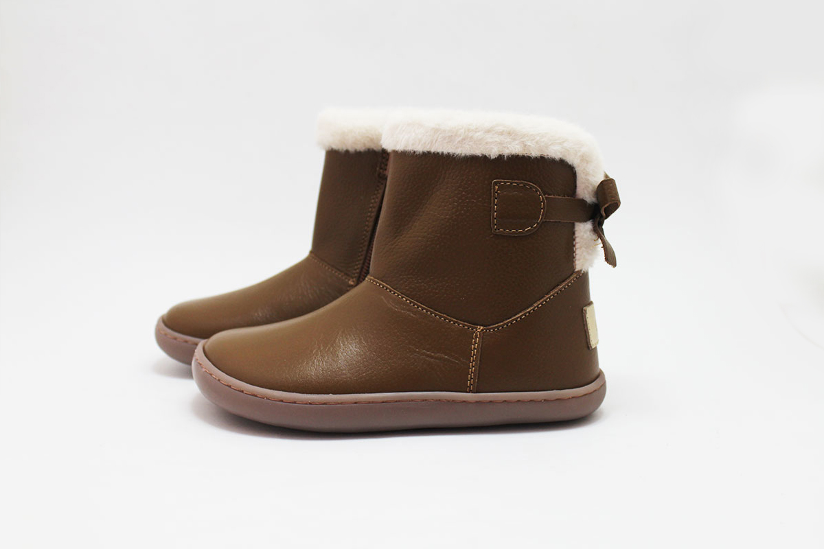 Botas barefoot niña cuero pelo Chetto Botas barefoot niña cuero pelo Chetto