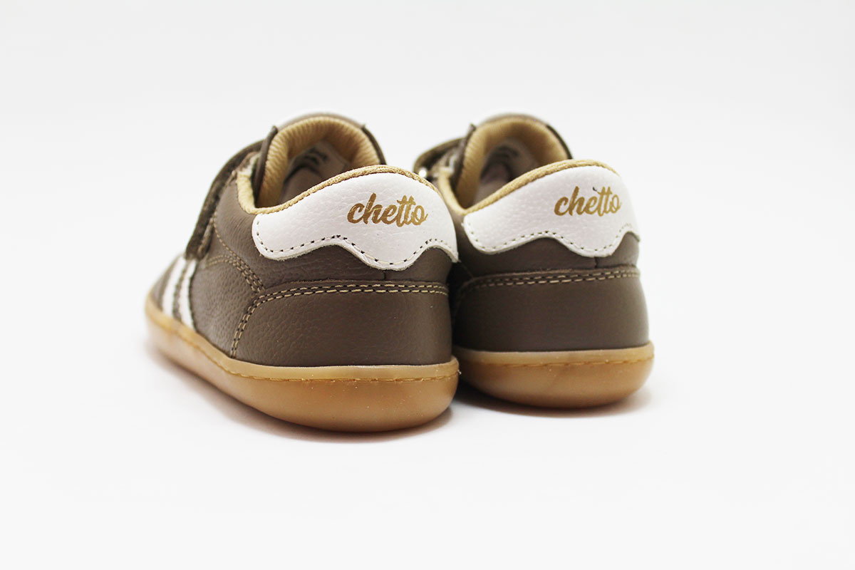 Zapatillas Barefoot Chetto taupe bandas laterales Zapatillas Barefoot Chetto taupe bandas laterales