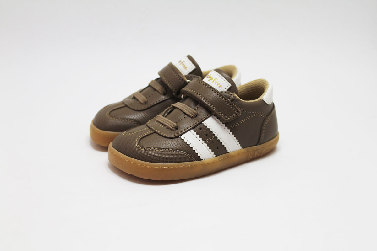 Zapatillas Barefoot Chetto taupe blanco niño Zapatillas Barefoot Chetto taupe blanco niño