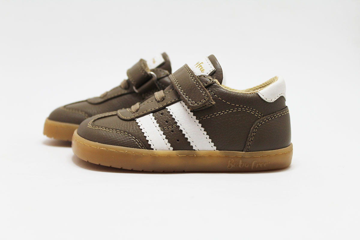 Zapatillas Barefoot Chetto taupe blanco niño Zapatillas Barefoot Chetto taupe blanco niño