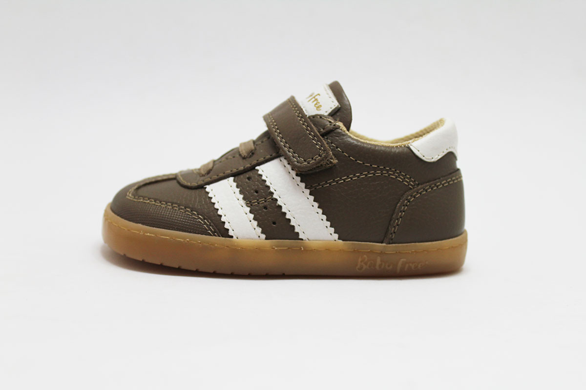 Zapatillas Barefoot Chetto taupe blanco niño Zapatillas Barefoot Chetto taupe blanco niño