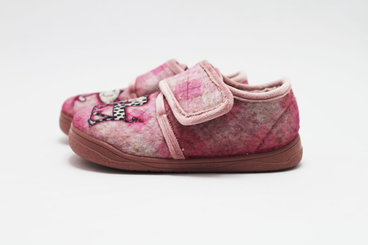Zapatillas casa barefoot niña gatito Zapyflex Zapatillas casa barefoot niña gatito Zapyflex