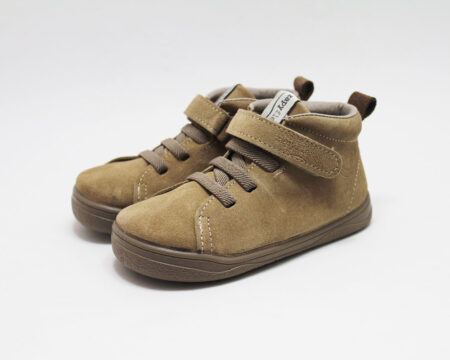 Bota barefoot serraje beige Zapyflex