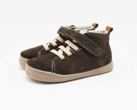 Bota barefoot serraje marrón Zapyflex