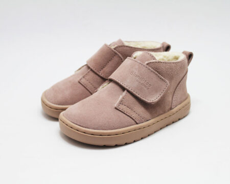 Botines borreguito barefoot rosa Blanditos OTTAWA