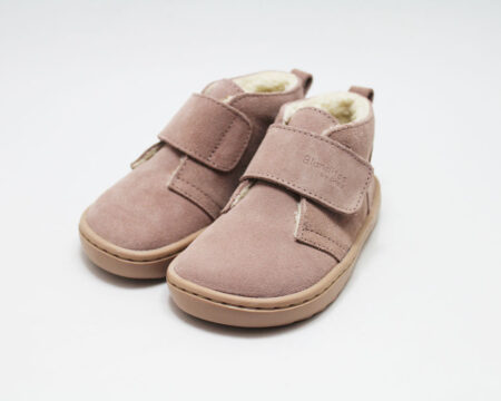 Botines borreguito barefoot rosa Blanditos OTTAWA