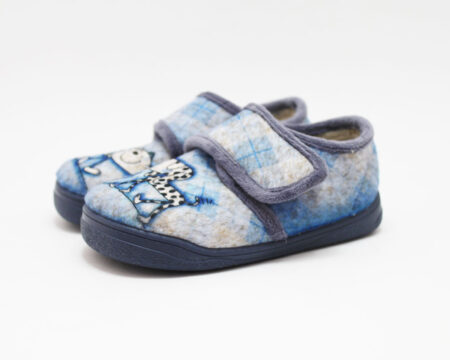 Zapatillas casa barefoot niño gatito Zapyflex