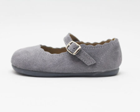 Merceditas serraje azul empolvado niña ondas Chuches