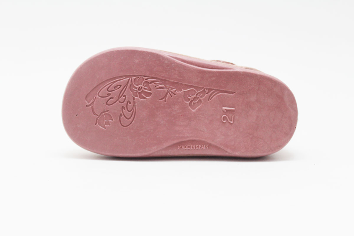 Merceditas serraje rosa niña ondas Chuches Merceditas serraje rosa niña ondas Chuches