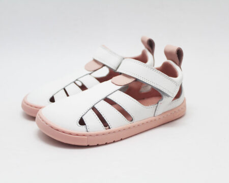 Sandalias Blanditos by Crios blanco rosa modelo SABA