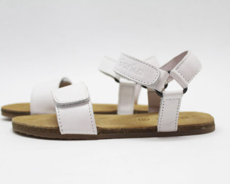 Sandalias barefoot blanco niña Gorila