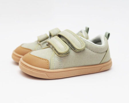Zapatilla lona barefoot kaki Blanditos