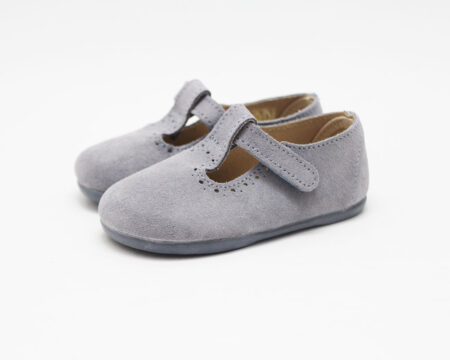 Pepito barefoot serraje azul empolvado niño Chuches