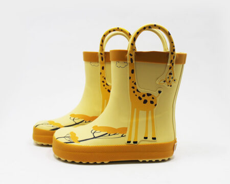 Botas agua barefoot amarillo jirafa Chetto