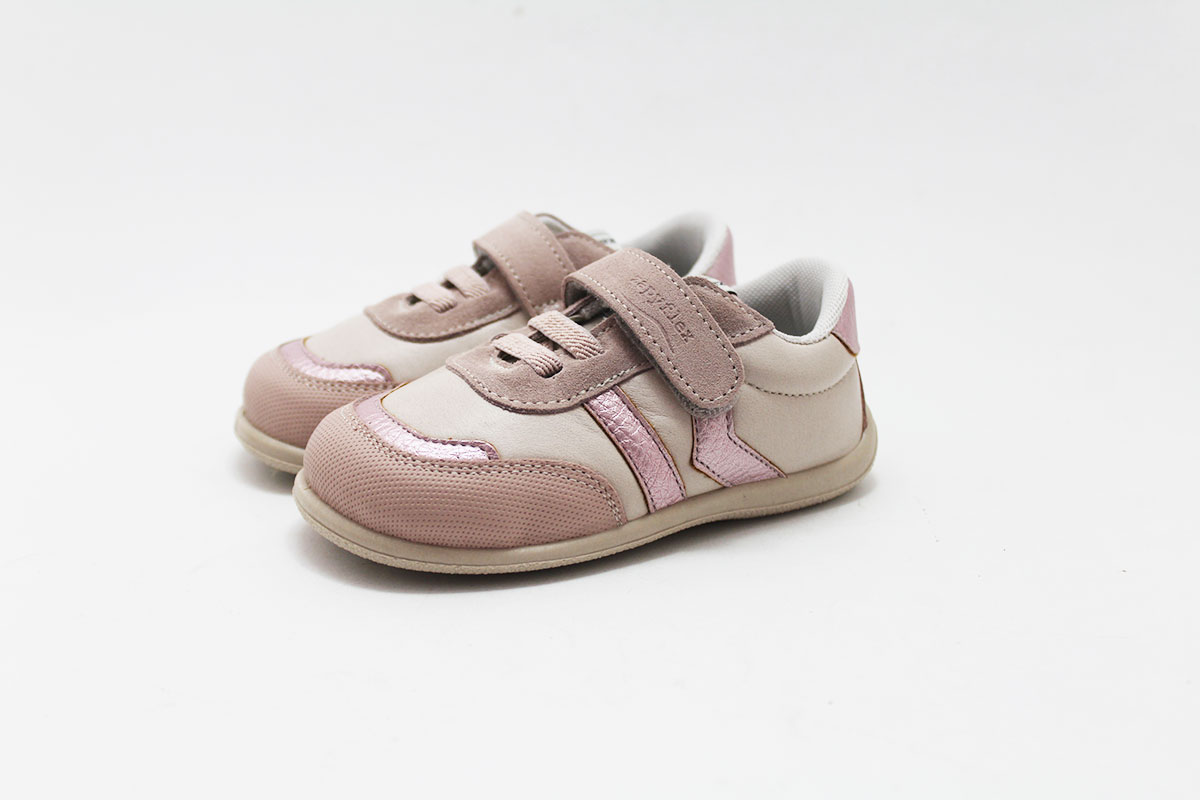 Zapatillas barefoot niña Zapyflex rosa metalizado Zapatillas barefoot niña Zapyflex rosa metalizado