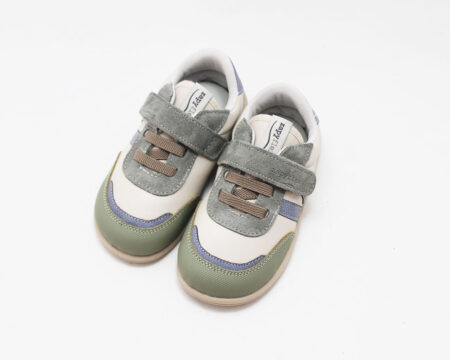 Zapatillas barefoot niño Zapyflex azul verde