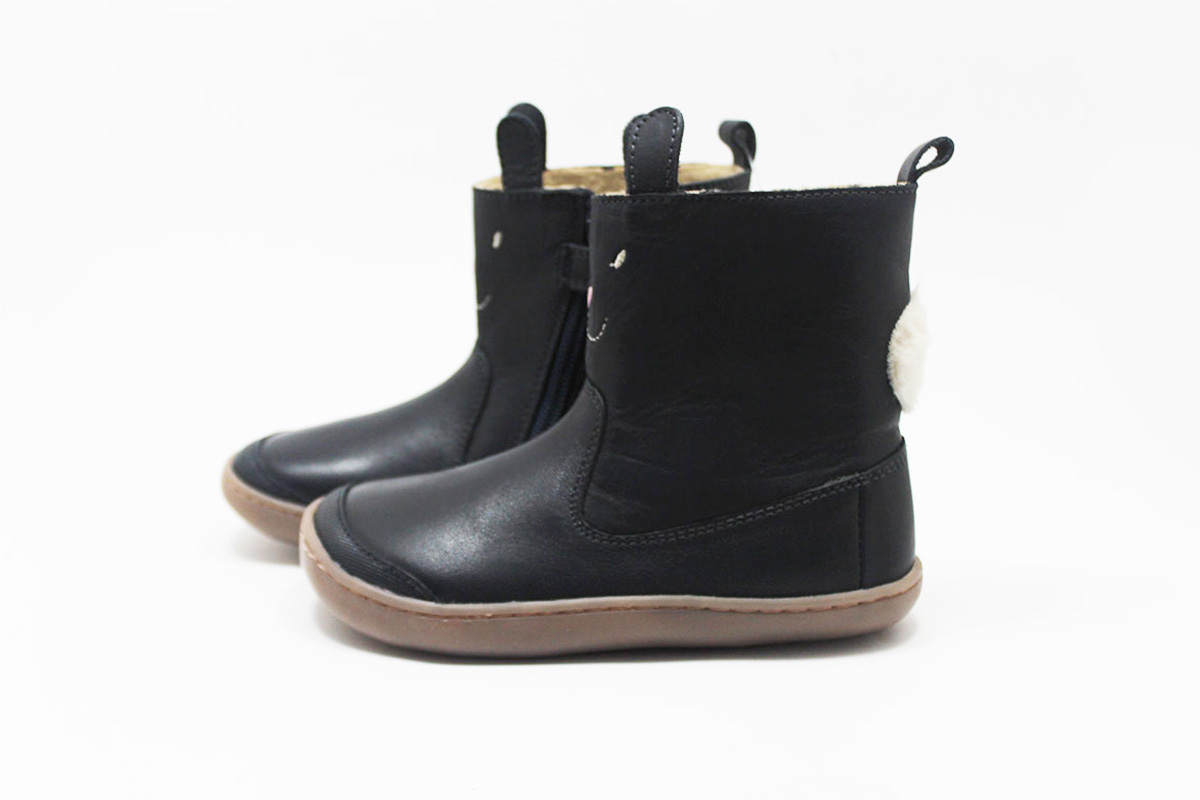 Botas barefoot niña azul conejito Chetto Botas barefoot niña azul conejito Chetto