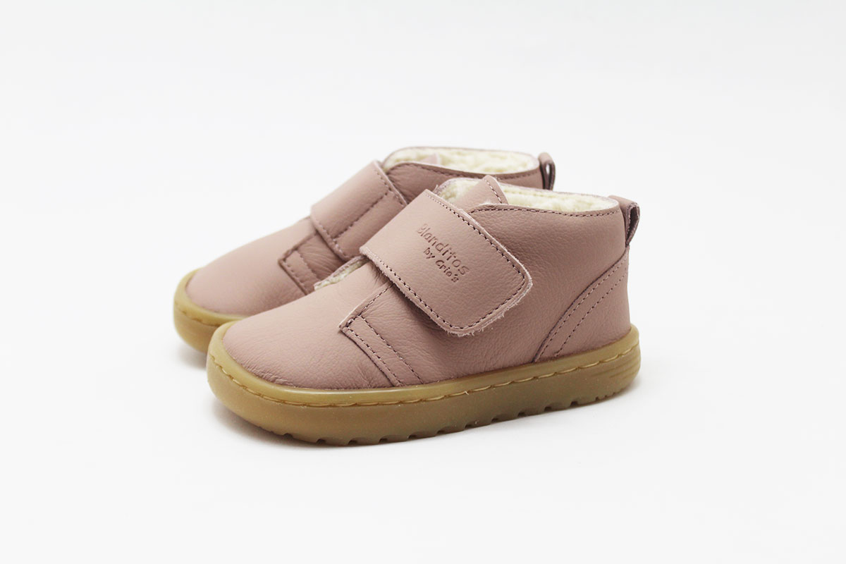 Botines borreguito barefoot piel rosa Blanditos OTTAWA Botines borreguito barefoot piel rosa Blanditos OTTAWA