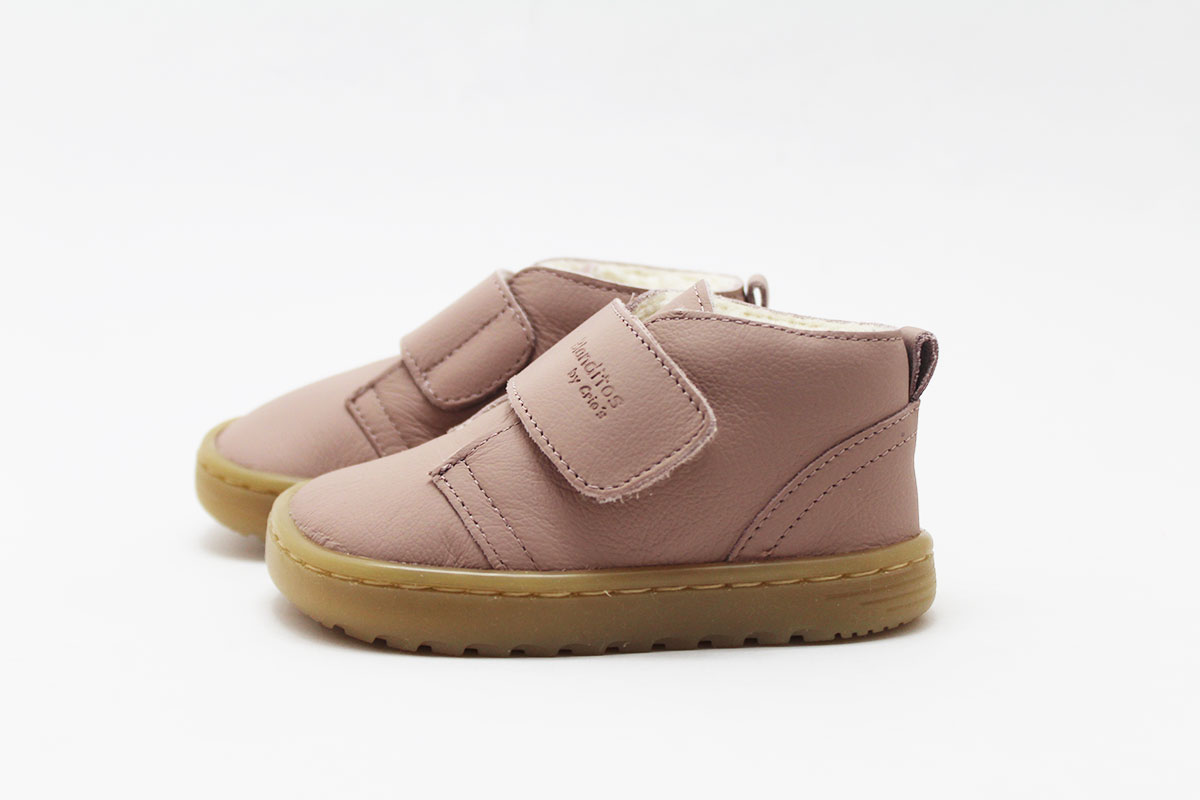 Botines borreguito barefoot piel rosa Blanditos OTTAWA Botines borreguito barefoot piel rosa Blanditos OTTAWA