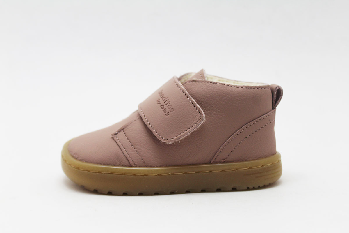 Botines borreguito barefoot piel rosa Blanditos OTTAWA Botines borreguito barefoot piel rosa Blanditos OTTAWA