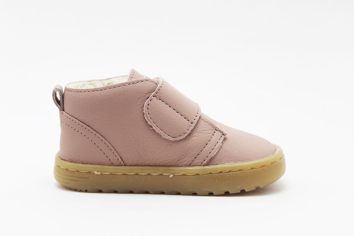 Botines borreguito barefoot piel rosa Blanditos OTTAWA Botines borreguito barefoot piel rosa Blanditos OTTAWA