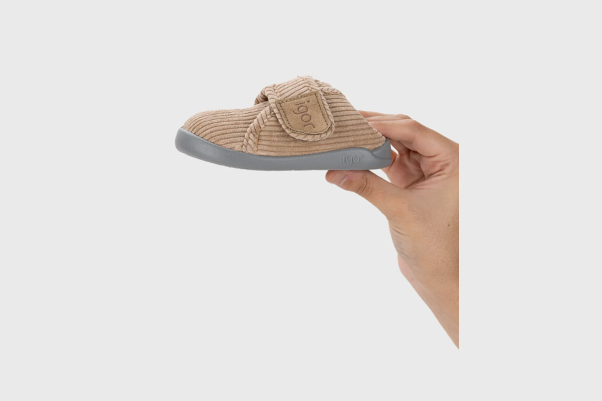 Zapatillas casa barefoot beige niño Igor Zapatillas casa barefoot beige niño Igor